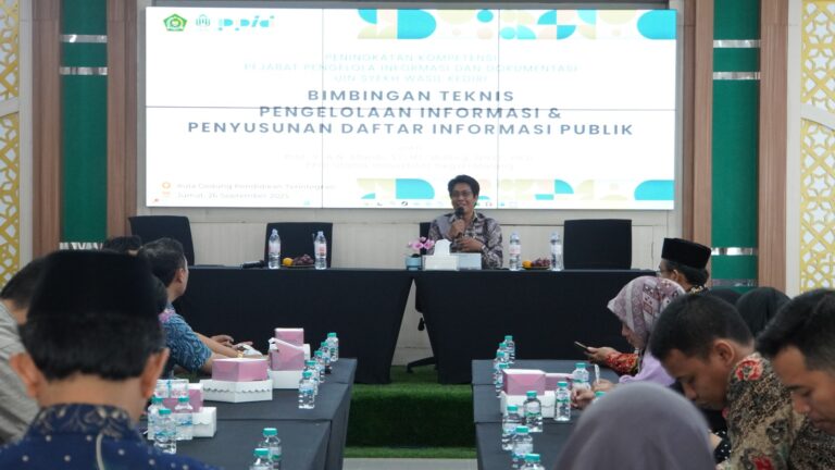 Perkuat Tata Kelola, PPID UIN Syekh Wasil Gelar Bimtek Pengelolaan Informasi dan Penyusunan Daftar Informasi Publik