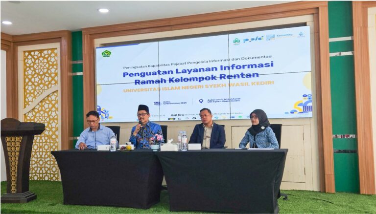 Wujudkan Pelayanan Prima dan Profesional, UIN Syekh Wasil Kediri Selenggarakan Penguatan Layanan Ramah Kelompok Rentan